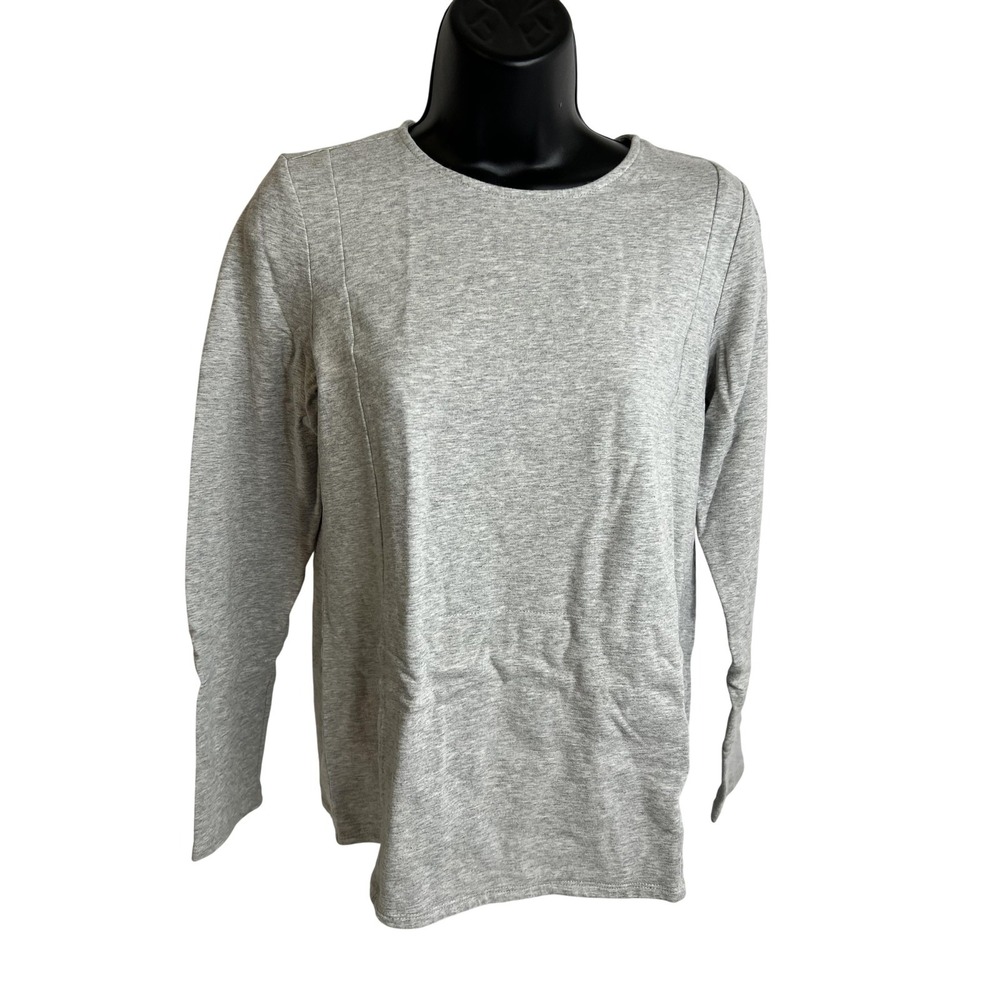 Pure Jill Shirt Womens Small Long Sleeve Pima Modal Stretch Pullover Top